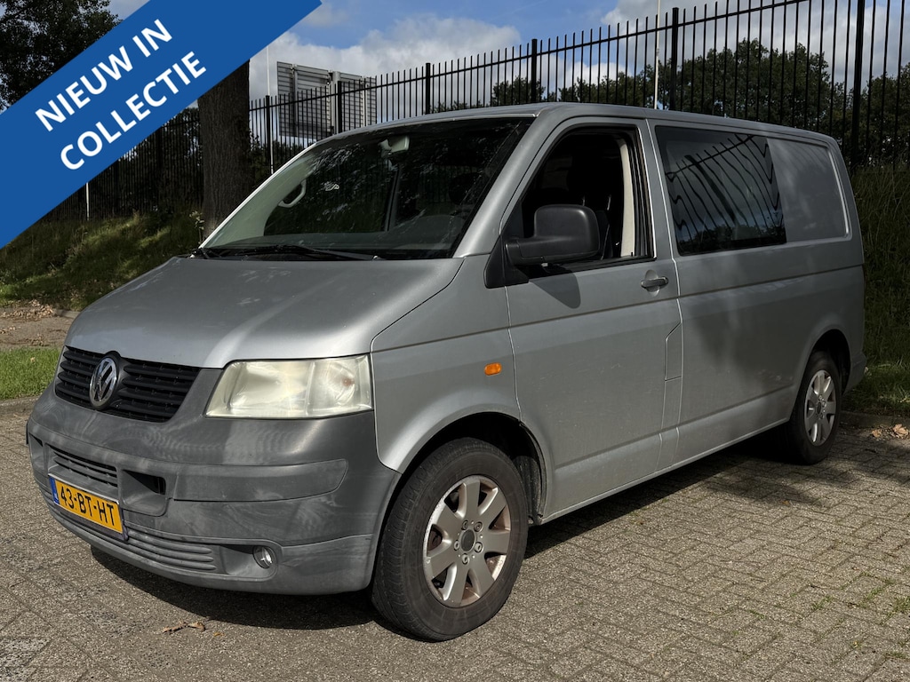 Volkswagen Transporter 2.5 TDI DC | APK 08-2027 | 5 Personen | Marge