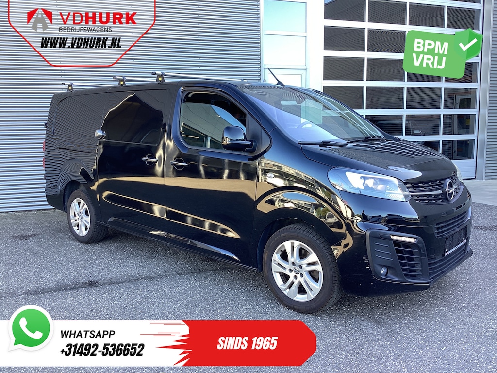 Opel Vivaro 2.0 HDi 145 pk L3 Aut. Xenon/ Standkachel/ Carplay/ Stoelverw./ Keyless/ Climate/ Camera/ Cruise/ 17’LMV/ PDC/ Dakdragers/ Trekhaak