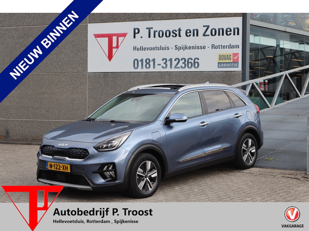 Kia Niro Hybrid 1.6 GDi PHEV ExecutiveLine NL Auto/Panoramadak/Apple carplay/Stoelverwarming voor en achter/Stoelventilatie/Achteruitrijcamera/Parkeersensoren/Stuurverwarming/Lane assist/Cruise control