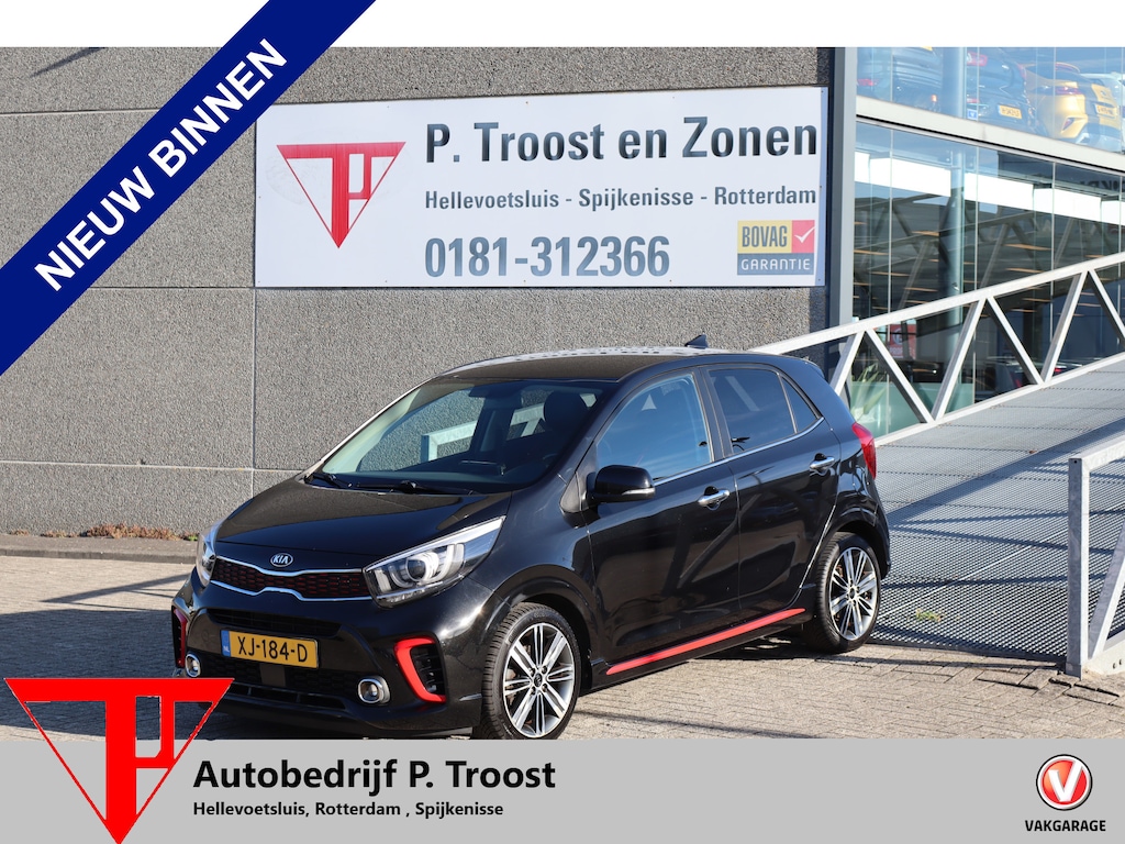 Kia Picanto 1.0 T-GDI GT-Line Nederlandse auto/Apple carplay/Stoelverwarming/Stuurverwarming/Achteruitrijcamera/Cruise control/Navigatie/Keyless/Climate control