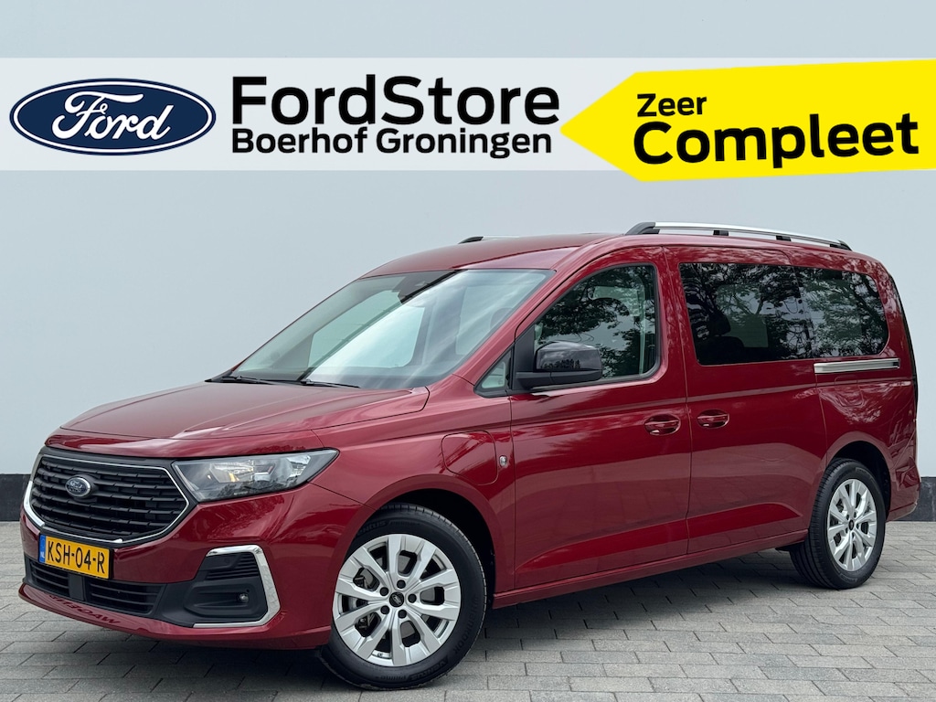 Ford Grand Tourneo Connect 1.5 PHEV 150pk Titanium | Trekhaak | L2 | Winterpack | Adaptive Cruise | Dodehoek detectie | AGR | Garantie t/m 01-2030 |