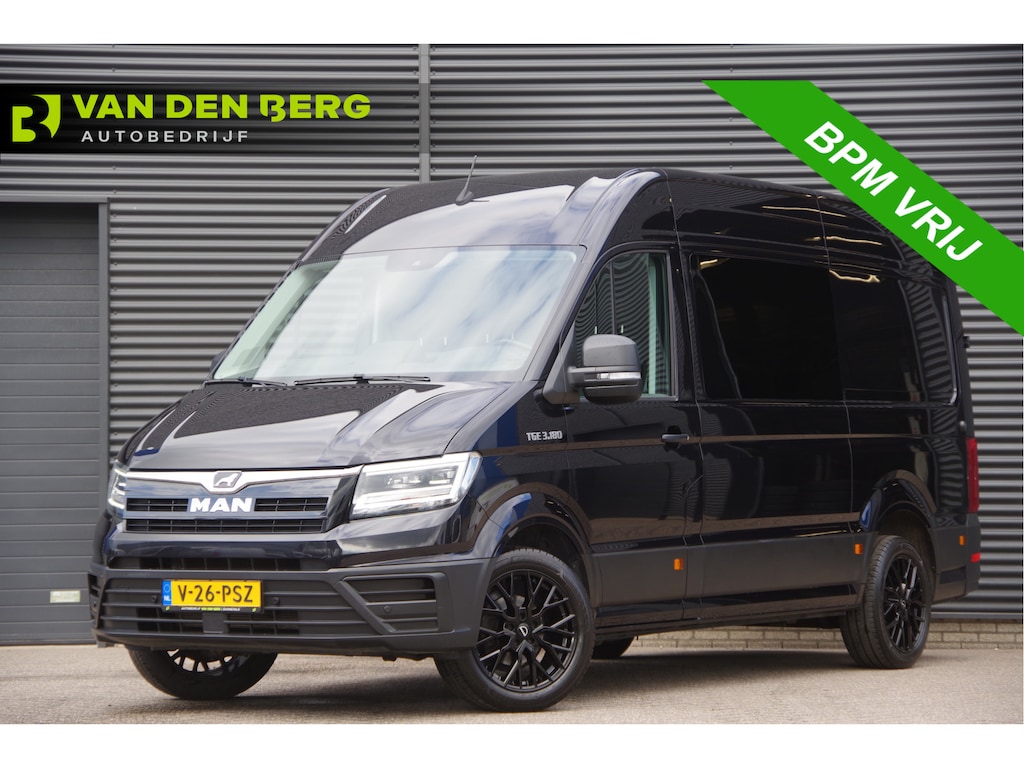 MAN TGE 3.180 35 2.0 L3H3(L2H2) 177PK AUT. DC-5/6P, TREKHAAK, ADAPT. CRUISE, CAMERA, AIRCO, DUBBELE CABINE, DUBBEL CABINE