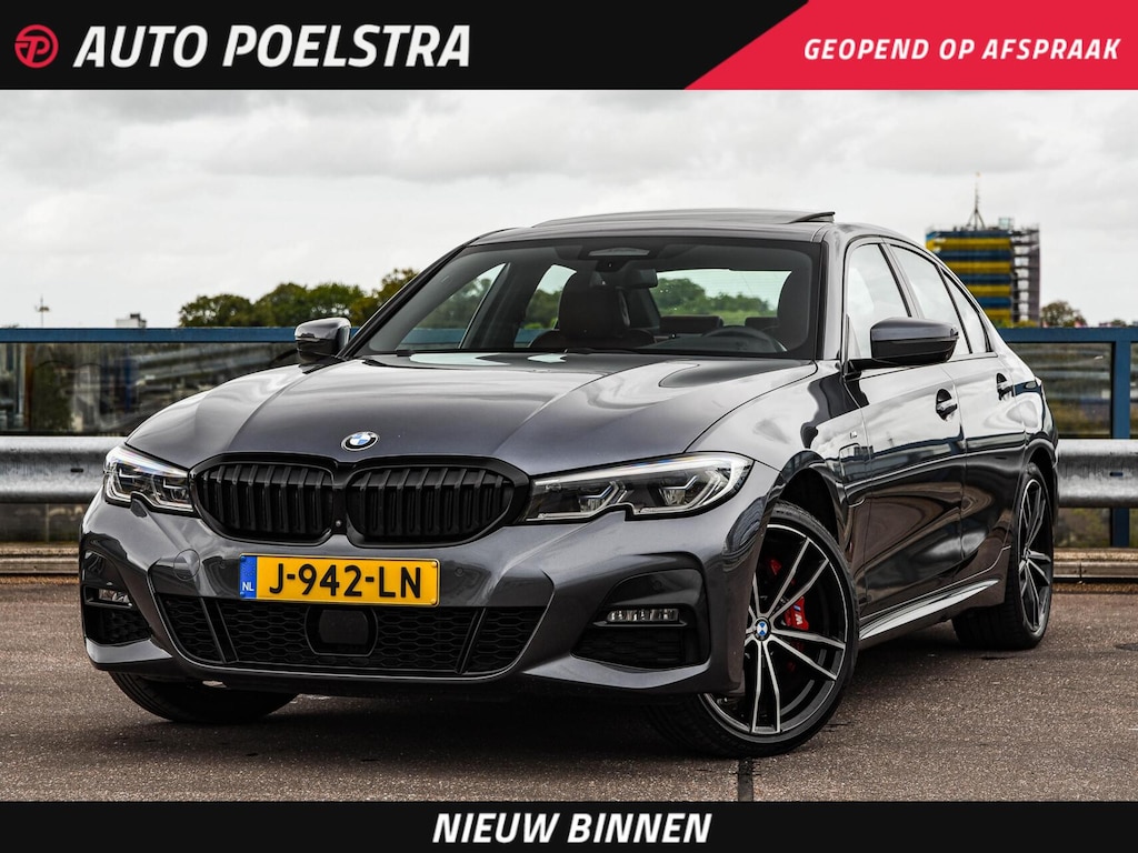 BMW 3-Serie 330e xDrive High Executive M Sport Individual | 293 PK XtraBoost | Schuifdak | CoPilot Pack | Laser LED | HUD | Leder | 360 Camera | Harman/Kardon | Memory | Keyless | 19" | Dealeronderhouden