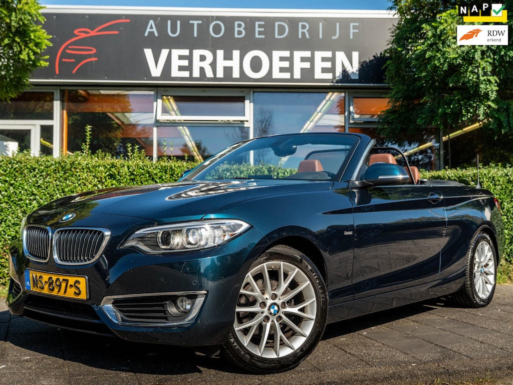 BMW 2-Serie Cabrio 218i Centennial High Executive | LUXERY | CABRIO | XENON | ORG NL | NAP | STOEL VERW !
