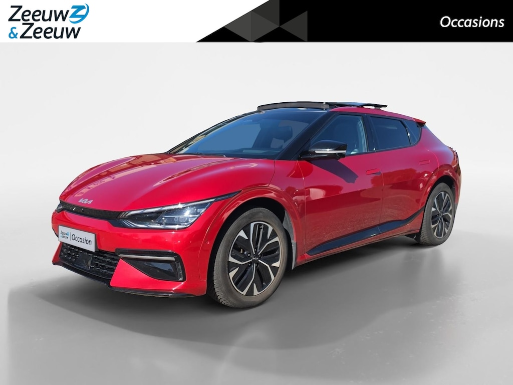 Kia EV6 GT-Line 77.4 kWh | Meridian audio systeem | Elektrische achterklep | Stoelverwarming + ventilatie | Schuif/kantel dak | geheugen functie