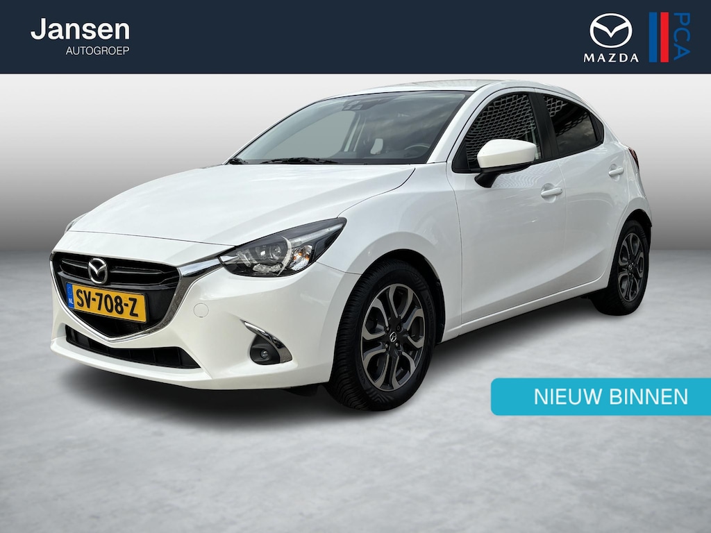 Mazda 2 1.5 Skyactiv-G GT-M All-season, Navi, Stoelverwarming, Climate, Cruise, LMV 15 Inch, Bluetooth, PDC,