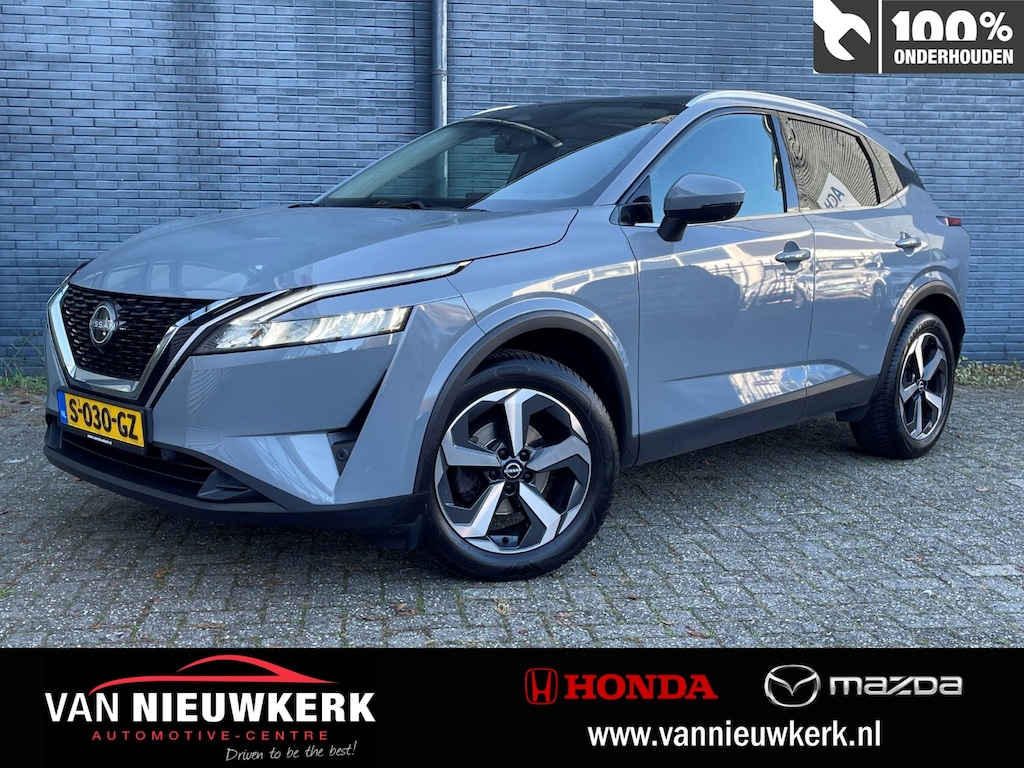 Nissan Qashqai 1.3 Mild-Hybrid 158pk Automaat N-Connecta | Trekhaak 1800kg | Panoramadak | Navi & Carplay | Adaptieve Cruisecontrol |