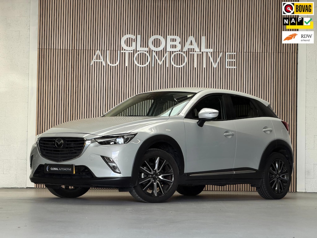 Mazda CX-3 2.0 SkyActiv-G 120 GT-M - LEDER - HEAD UP DISPLAY - TREKHAAK - KEYLESS - CAMERA - NAP