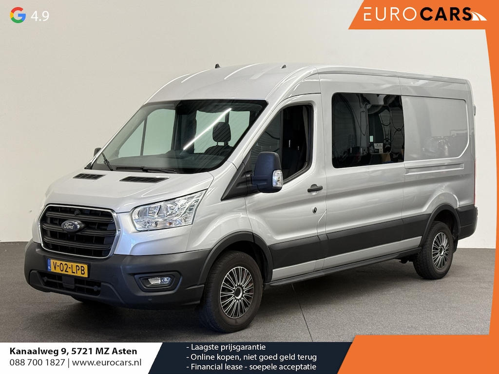 Ford Transit 350 2.0 TDCI L3H2 Dubbele Cabine Trend Airco Cruise Control Trekhaak Parkeersensoren