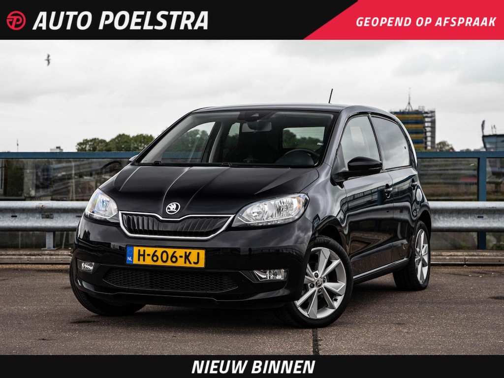Skoda Citigo e-iV EV Style | SOH 95% | Cruise Control | Stoelverwarming | Verwarmde Voorruit | Climatronic | Parkeersensor | 16" | Dealeronderhouden