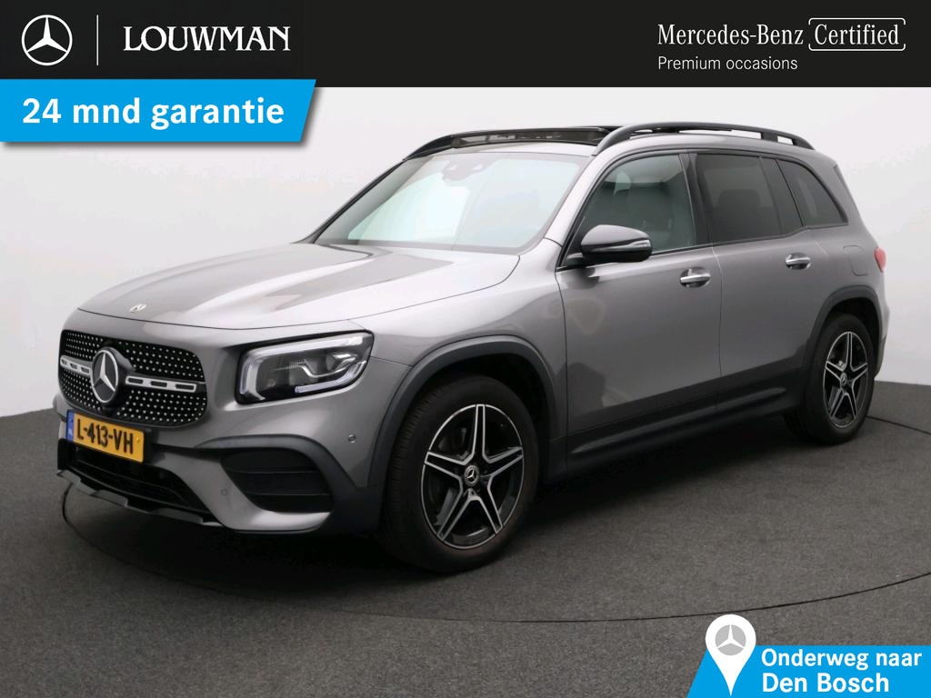 Mercedes-Benz GLB 200 Business Solution AMG 7p. 7 Persoons | AMG Line | Night pakket | Panorama Schuif-Kanteldak | Parkeerpakket met achteruitrijcamera. Inclusief 24 maanden Mercedes-Benz Certified garantie voor Europa.