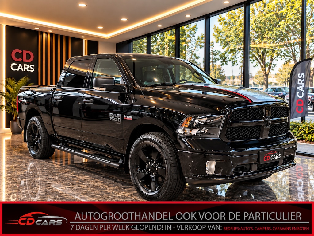 Dodge Ram 1500 5.7 V8 4x4 Crew Cab Big Horn Schuifdak, Leder, Camera, Navi, Cruise control, Verstelbare stoelen, Stoelverwarming, Stuurverwarming