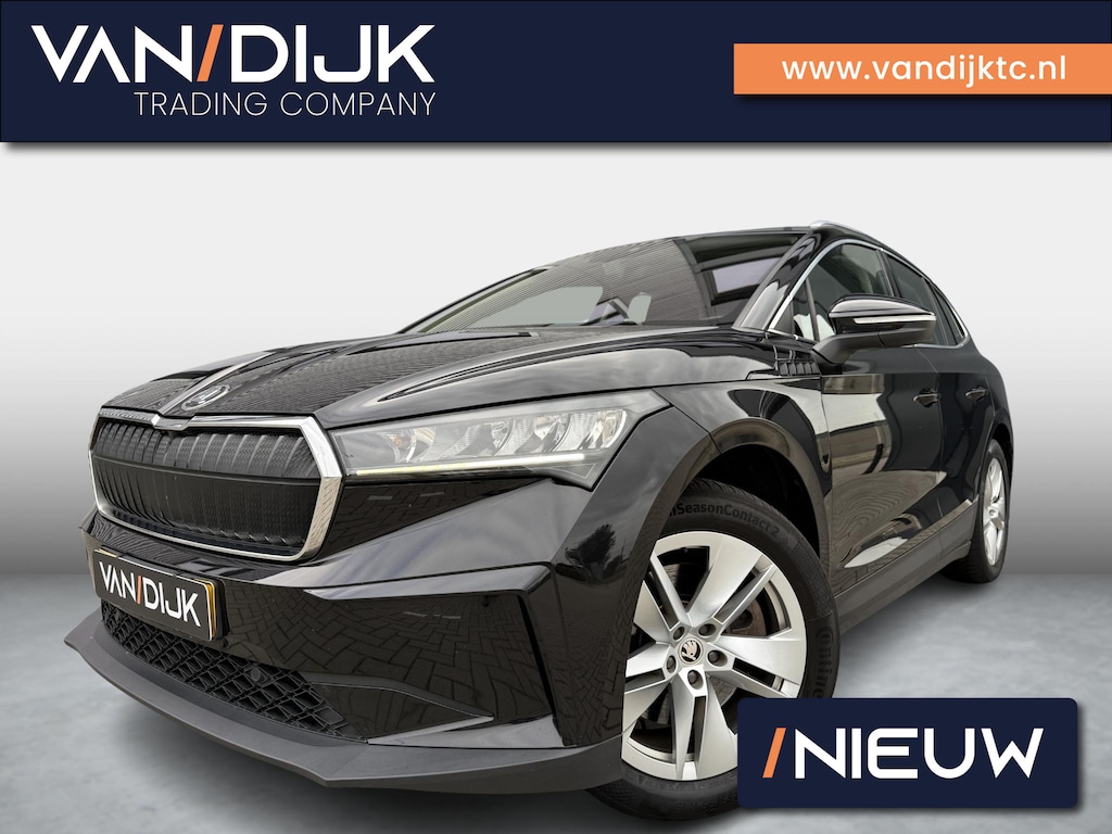 Skoda Enyaq iV 80 ✓SOH 90.4% ✓Warmtepomp ✓Full LED ✓Sfeerverlichting ✓Navigatie ✓Camera ✓BLIS  ✓Stuur- Stoelverwarming ✓Adapt. Cruise ✓Lichtmetaal 19" ✓Parkeersensoren