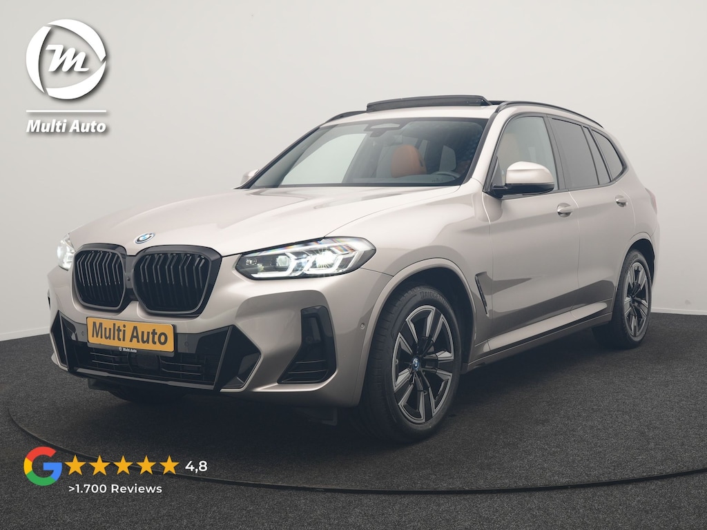 BMW X3 M iX3 Sport 80 kWh 286pk Dealer O.H | Panodak | Adaptive Cruise | Camera | Lederen Sportstoelen Memory & Verwarmd | Sfeerverlichting | Blis | Apple Carplay | Navigatie | DAB | 19"L.M