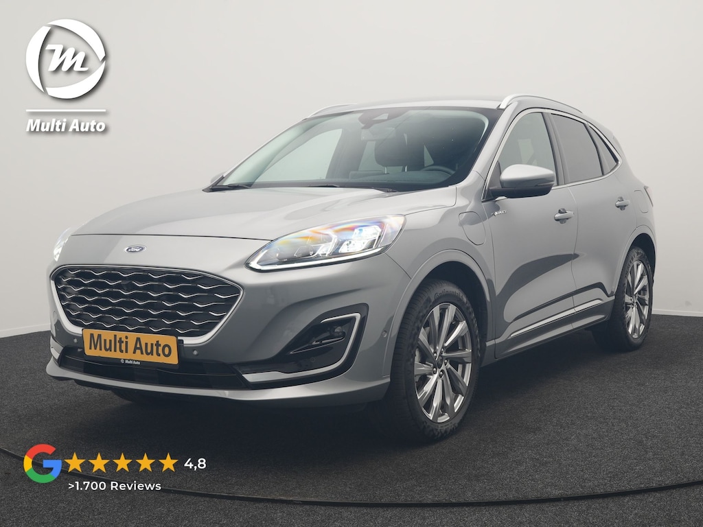 Ford Kuga 2.5 PHEV Vignale 225pk Dealer O.H. | Trekhaak Afn. | Adaptive Cruise | 360 Camera | Bang & Olufsen | Lederen Sportstoelen Memory & Verwarmd | Stuur Verwarmd | Apple Carplay | Keyless | BLIS | Navigatie | DAB | Plug In Hybrid |