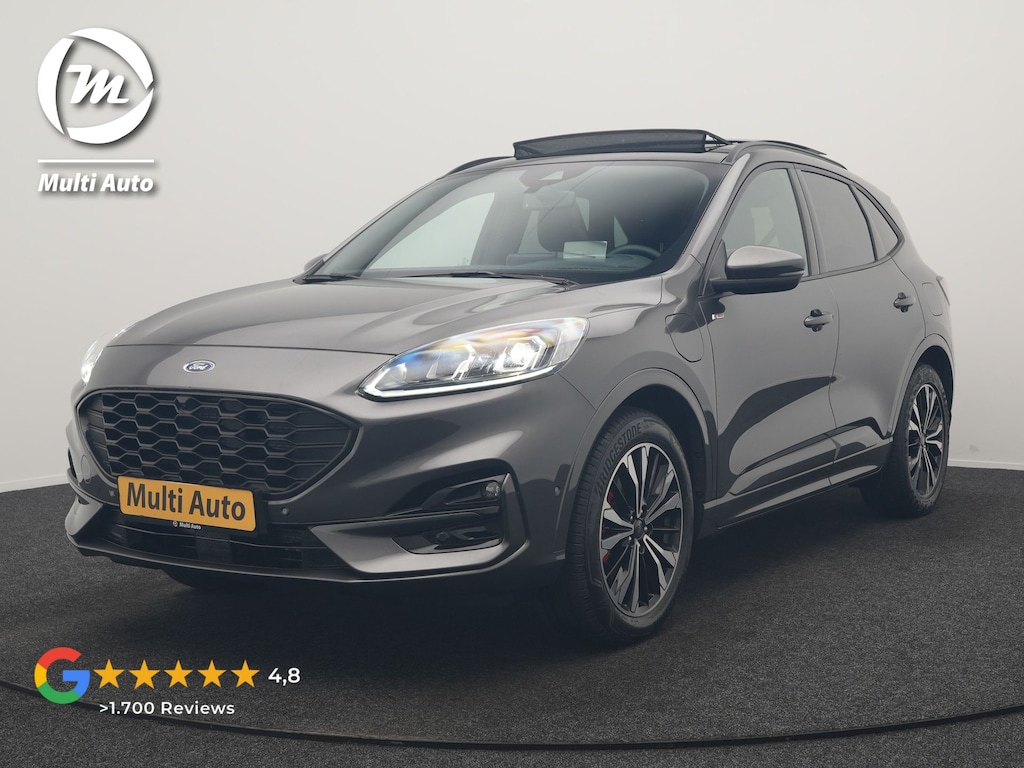 Ford Kuga 2.5 PHEV ST-Line X 225pk Dealer O.H. | Trekhaak Afn. | Panodak | Adaptive Cruise | Head Up | 360 Camera | Bang & Olufsen | Alcantara Sportstoelen Verwarmd | Stuur Verwarmd | Keyless | BLIS | Apple Carplay | Navigatie | DAB | Plug In Hybrid |