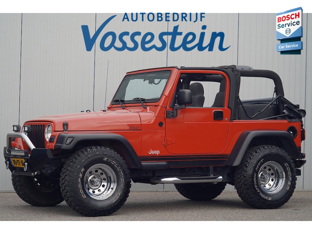 Jeep Wrangler 4.0i Softtop / 65dkm NAP / Uniek! / 6-Cilinder / Bestop dak / Trekhaak / Org. Nederlands
