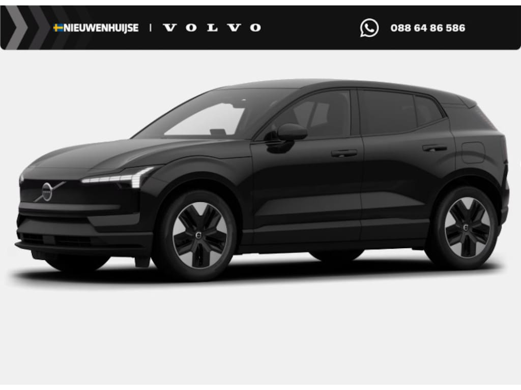 Volvo EX30 P5 Long Range Plus Europa 69 kWh | Google | Black interieur | Adaptieve Cruise Control | Keyless | Stoel-/Stuurverwarming | DAB | Draadloos Opladen Telefoon | Elek. Stoelen | Camera | LED Koplampen | Sfeerverlichting | Dodehoekdetectie | Park Assist | 18" LM