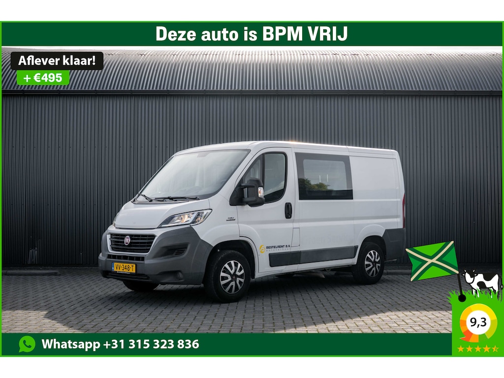 Fiat Ducato 130PK 2.3 Multijet L1H1 | 7-Zits | Camera | Cruise | Navi | Airco | Trekhaak