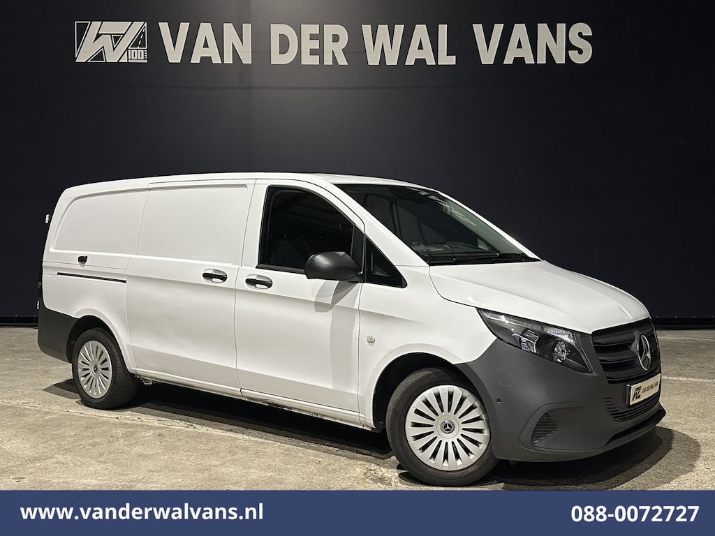 Mercedes-Benz Vito 116 CDI 164pk L2H1 Euro6 Airco | Camera | Navigatie | Cruisecontrol | Stoelverwarming Parkeersensoren, Bijrijdersbank