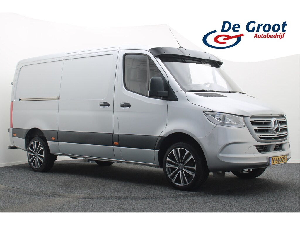 Mercedes-Benz Sprinter 314 CDI L2H1 3-Zits, Leer, Zonneklep, Trekhaak, Cruise, Airco, 20"