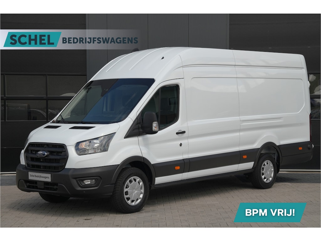 Ford Transit 350 2.0 TDCI L4H3 Trend RWD 130pk - Navi - PDC - Stoelverwarming - Elektr. bestuurdersstoel - Rijklaar