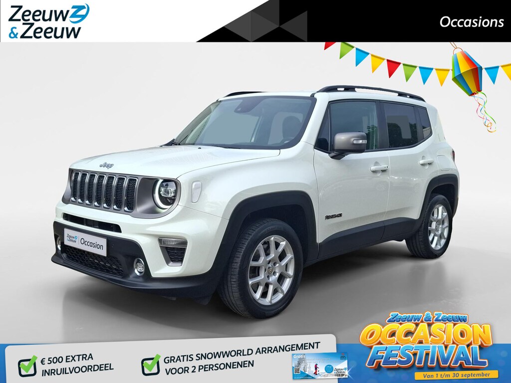 Jeep Renegade 4xe 240 Plug-in Hybrid Electric Limited | Parkeersensoren | Navi | Climate | Telefoon | LM Velgen |