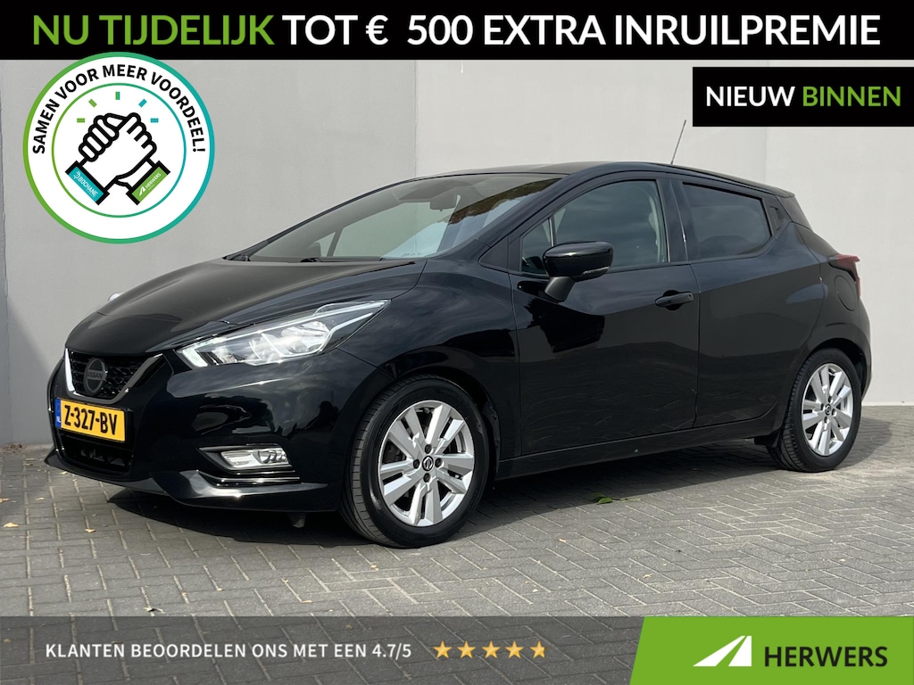 Nissan Micra 1.0 IG-T Tekna / Trekhaak (1.200KG) / Achteruitrij Camera / Cruise Control / Apple Carplay&Android Auto / Vision Pack /