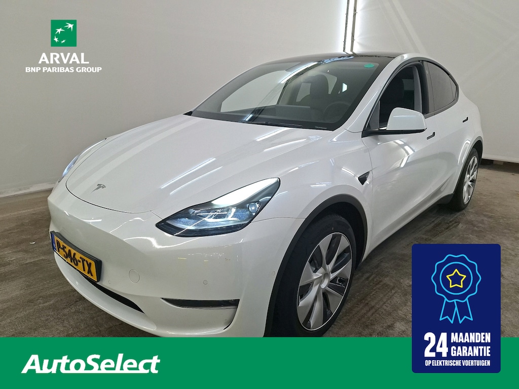 Tesla Model Y 75 kWh 351pk Long Range AWD | SOH 90% | Incl. 24 Maanden Bovag garantie | 19" | Pearl White
