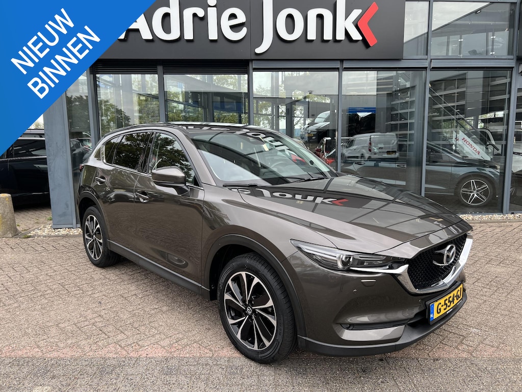 Mazda CX-5 2.0 SkyActiv-G 165 Business Luxury AUTOMAAT | LEDER | 360gr CAMERA | Bose AUDIO | EL.A. KLEP. | STOEL- en STUURVERWARMING | HEAD-UP DISPLAY | NED.AUTO |