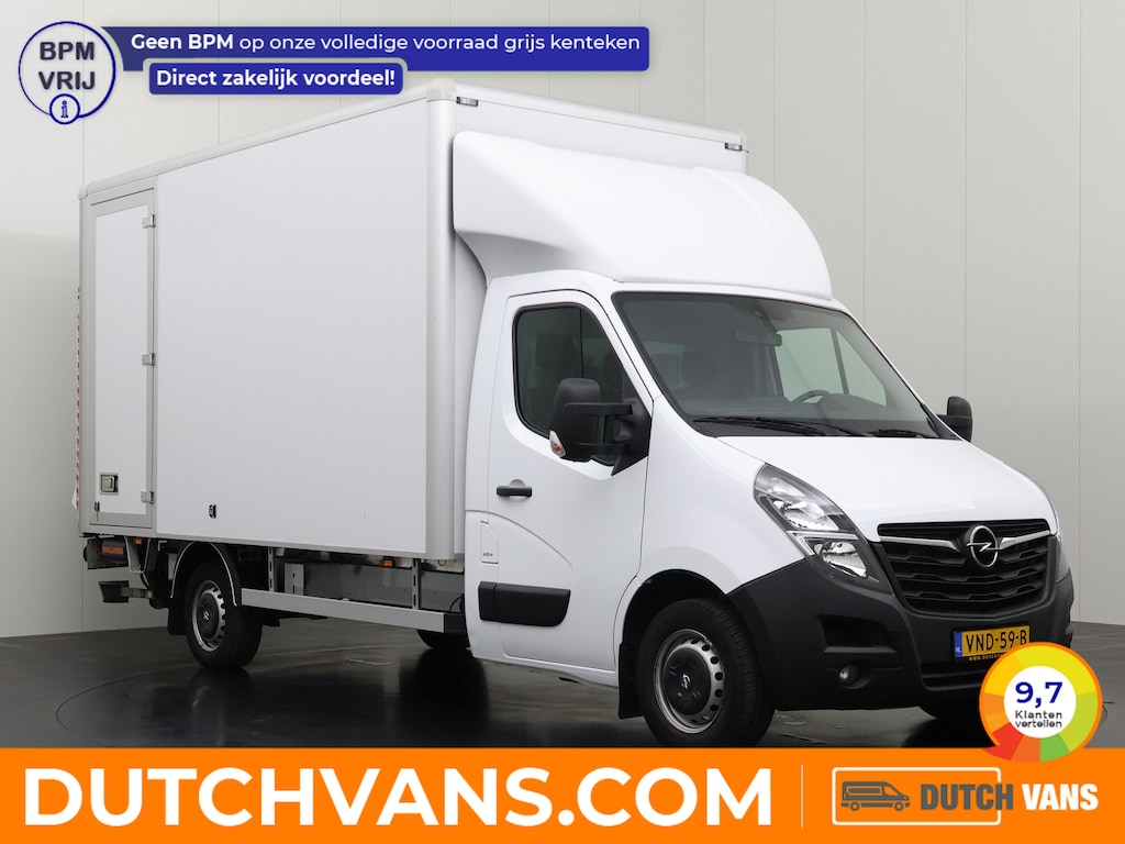 Opel Movano 2.3CDTI 145PK BiTurbo Bakwagen+Laadklep | Zijdeur | Dakspoiler | Multimedia | Camera | Airco | Cruise | 3-Zits