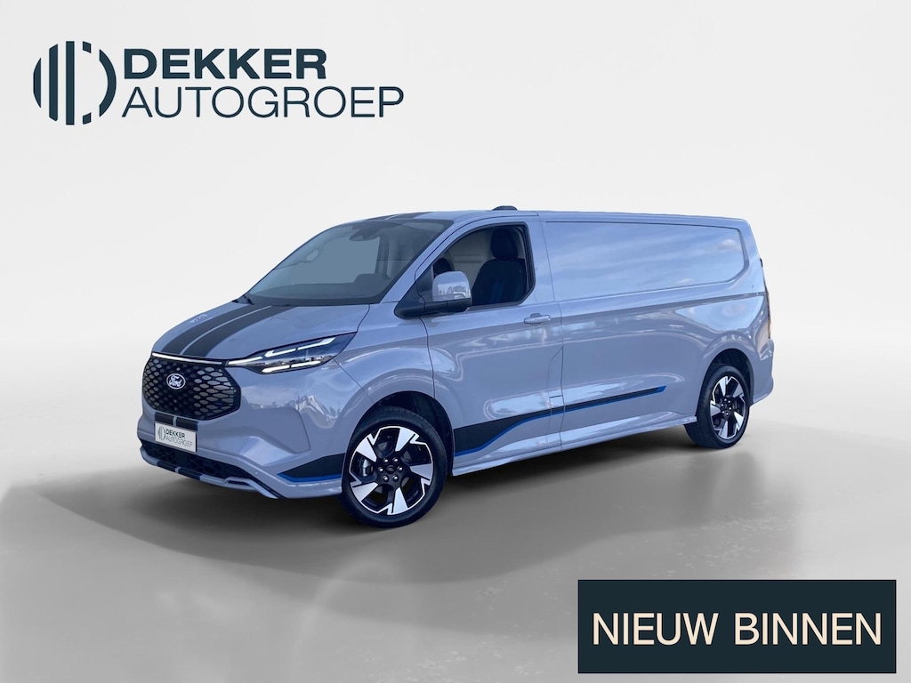 Ford E-Transit Custom 320 L2H1 Sport 65 kWh 218 pk Elektr. wegklapbare trekhaak - Driver Assistance Pack- Stuurwielverwarming - 19inch LM Velgen