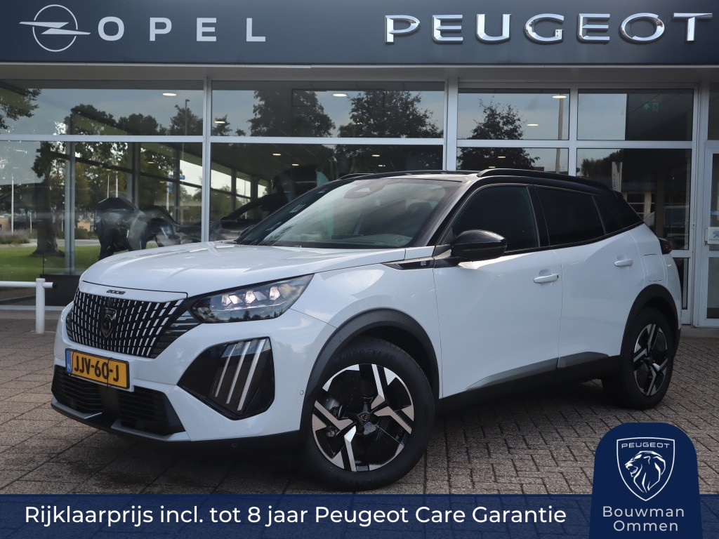 Peugeot e-2008 GT Avantage 156pk 54kWh, Rijklaarprijs, 360° View Alcantara Adaptieve cruise Elektrisch verstelbare stoelen