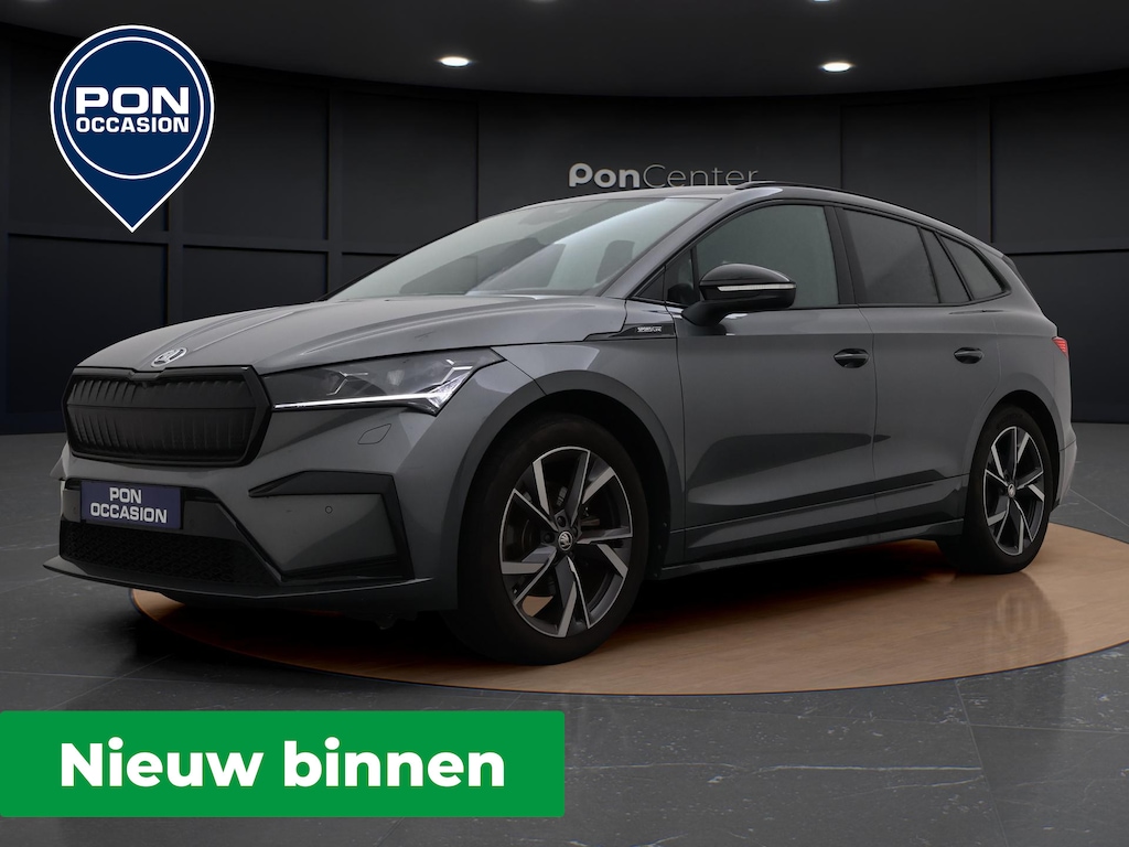 Skoda Enyaq 60 Sportline | Navigatie | Camera | Elek Stoel | Stuur-/ Stoelverwarming | Elek Achterklep | ACC | 20" |