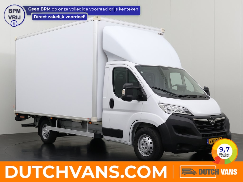 Opel Movano 165PK Zwaar Bakwagen+Laadklep | 2.35 Hoog | Dakspoiler | | Airco | Cruise | 3-Zits | Camera