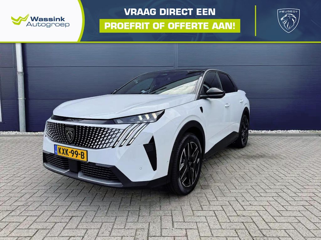 Peugeot 3008 1.2 Hybrid 145 GT Exclusive | Pano schuifdak pack | Trekhaak | Adaptive cruise | Stoelverwarming |