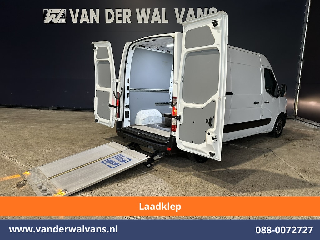 Renault Master 2.3 dCi 150pk L2H2 Euro6 Airco | Laadklep | 2x Zijdeur | Camera | Navigatie | LED | Cruisecontrol Parkeersensoren, Bijrijdersbank