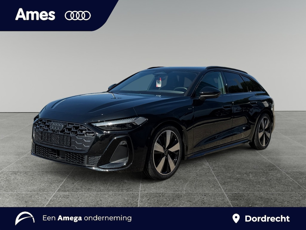 Audi A5 Avant 2.0 368pk e-hybrid quattro S edition Competition Surround view camera's | Sportstoelen met stiksel in rood