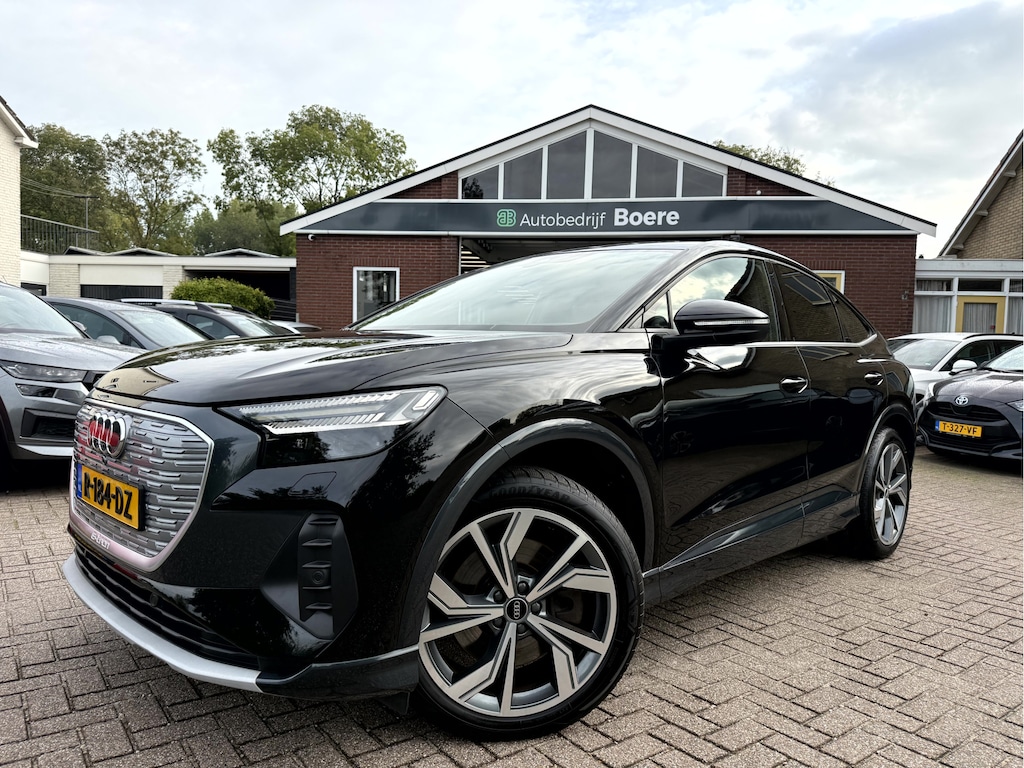 Audi Q4 Sportback e-tron 50 quattro 300pk Advanced edition 77 kWh SOH 91.9%, Camera, 20''Lmv, Trekhaak