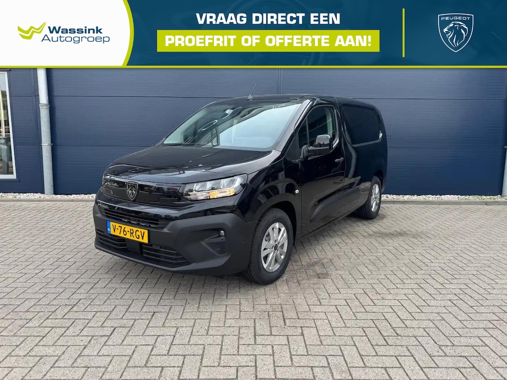 Peugeot e-Partner 136 L2 50 kWh | Lichtmetalen velgen | Draadloze lader | Warmtepomp | Houten vloer |