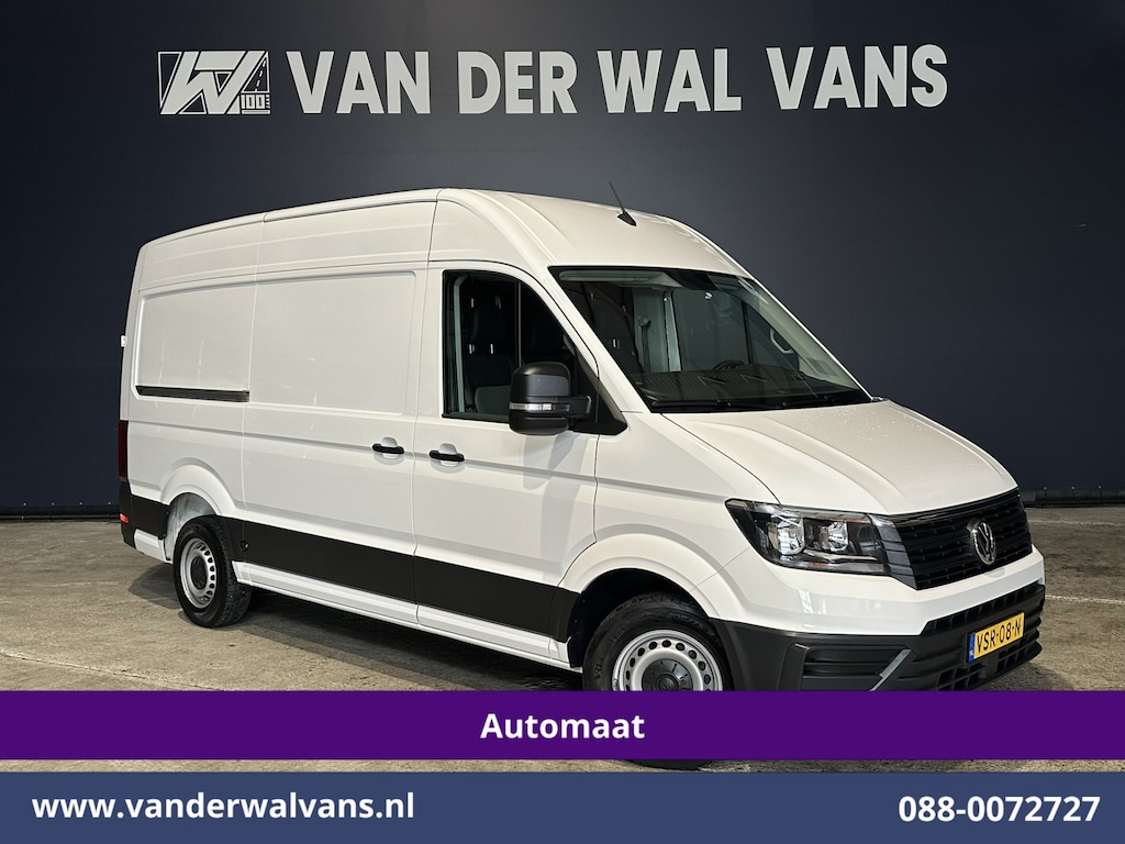 Volkswagen Crafter 2.0 TDI 141pk Automaat L3H3 L2H2 Euro6 Airco | Navigatie | Apple Carplay | 3000kg Trekhaak Android Auto, Cruisecontrol, Bijrijdersbank
