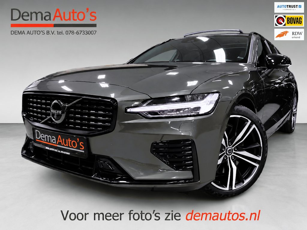 Volvo V60 2.0 T8 Recharge AWD R-Design PANO/MASSAGE+M-LEDER/B&W/360CAM/NAVI/H-UP///