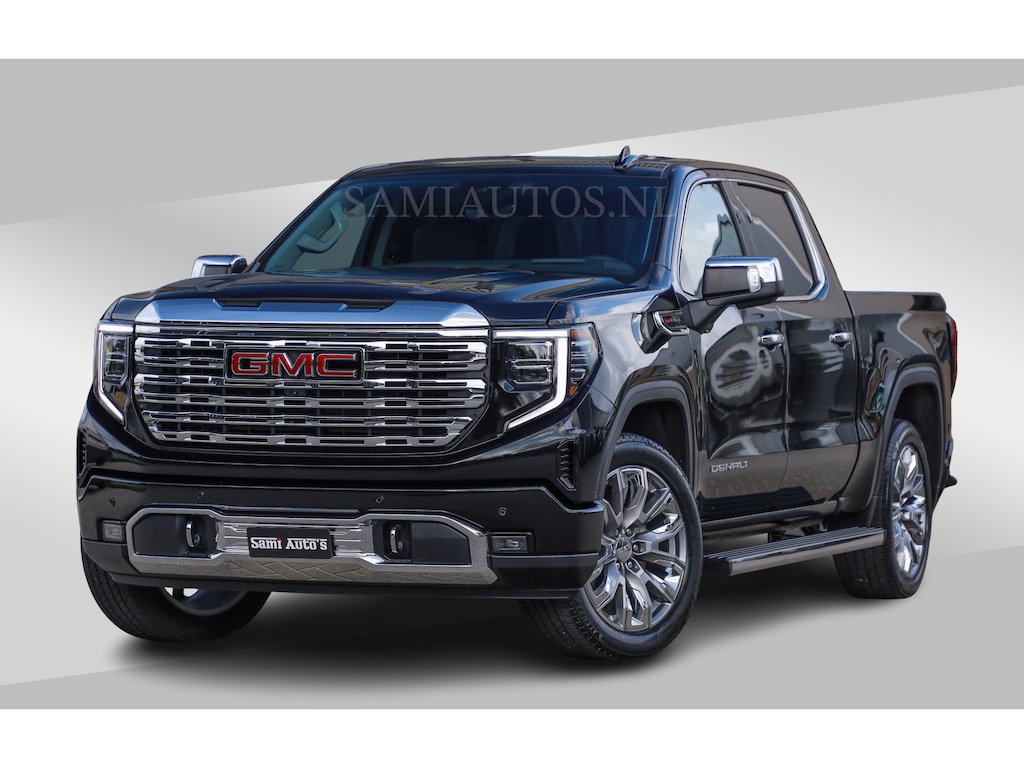 GMC Sierra DENALI | All-In Prijs | 6,2 V8 Full Option €79950,- excl | De Meest Luxe Pick-Up in zijn Klasse | Comfortabele Dubbele Cabine met Royale 5 Zitplaatsen | BPM vrij | Nu Leverbaar uit Voorraad | Voorraad Nr 2058 | De specialist in Amerikaanse pick‑ups in Nederland en Europa.