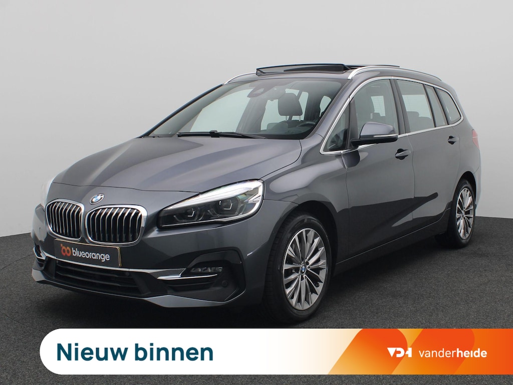 BMW 2-Serie Gran Tourer 218i 7p. High Executive Edition 136PK Aut. Panoramadak, Trekhaak, Keyless, Achteruitrijcamera, Head-Up Display, 17" LM Velgen, Leder