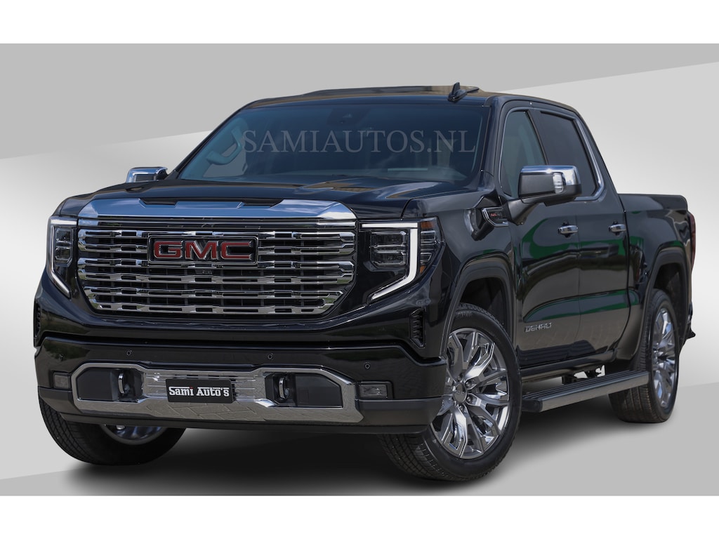 GMC Sierra DENALI 6.2 V8 426PK €79950,- excl | Full Option | De Meest Luxe Pick-Up in zijn Klasse | Comfortabele Dubbele Cabine met Royale 5 Zitplaatsen | BPM vrij | Nu Leverbaar uit Voorraad | Voorraad Nr 2252 | De specialist in Amerikaanse pick‑ups in Nederland en Europa.