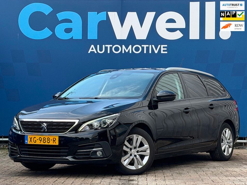 Peugeot 308 SW 1.5 BlueHDi Executive|Distributie vv in 2026|2e Eigenaar|Trekhaak|Leder|Pano|CarPlay|Climate|Cruise|PDC V+A|Isofix|