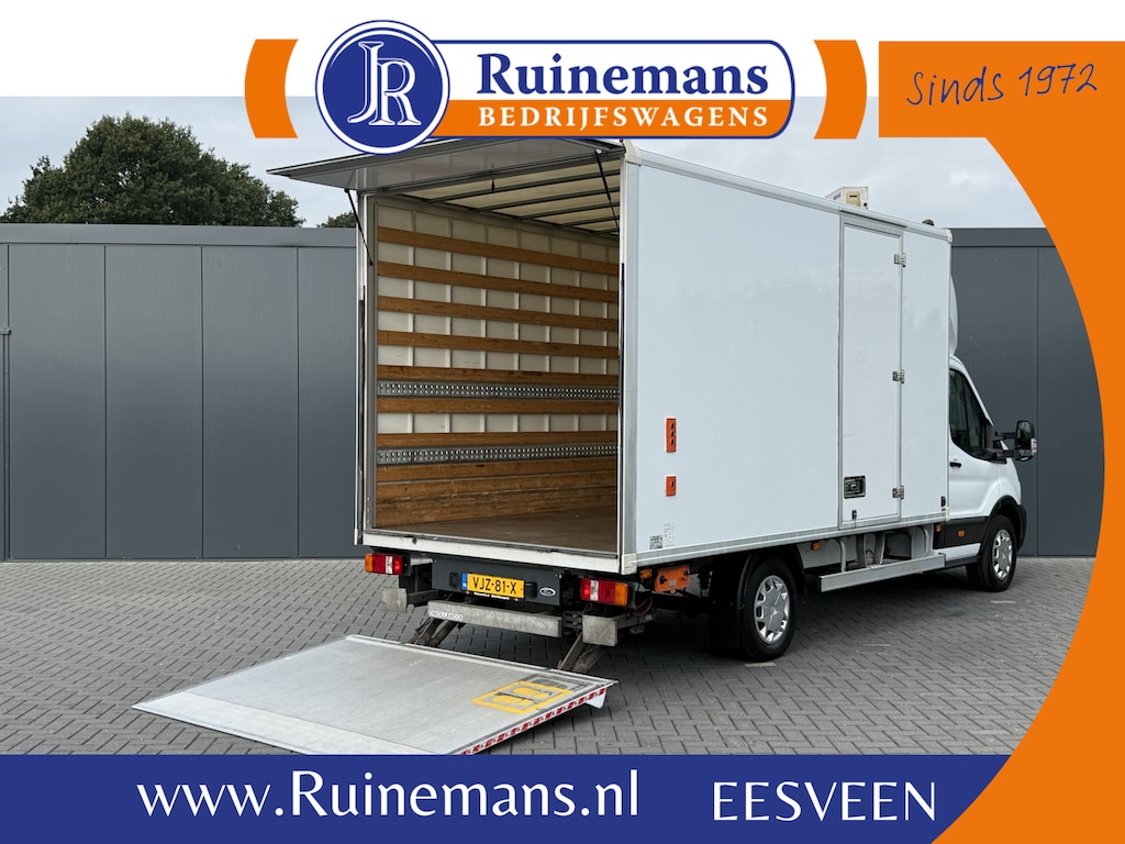 Ford Transit 2.0 TDCI 130 PK AUTOMAAT / BAKWAGEN / DHOLLANDIA LAADKLEP / CAMERA / AIRCO / 3-ZITS / CRUISE / ZIJDEUR