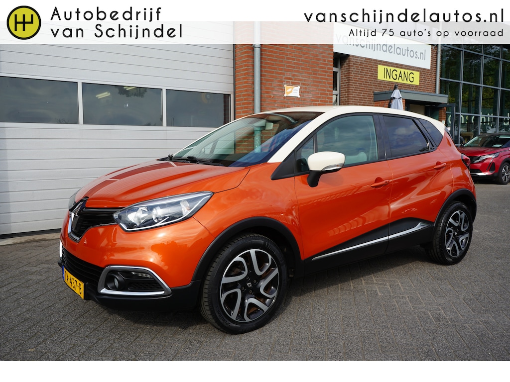 Renault Captur 0.9 TCE DYNAMIQUE TWO TONE NAVIGATIE 17INCH ECC AIRCO CRUISECONTROL PARKEERSENSOREN BLUETOOTH KEYLESS PRIVACYGLAS 4X ELECTR.RAMEN/SPIEGELS