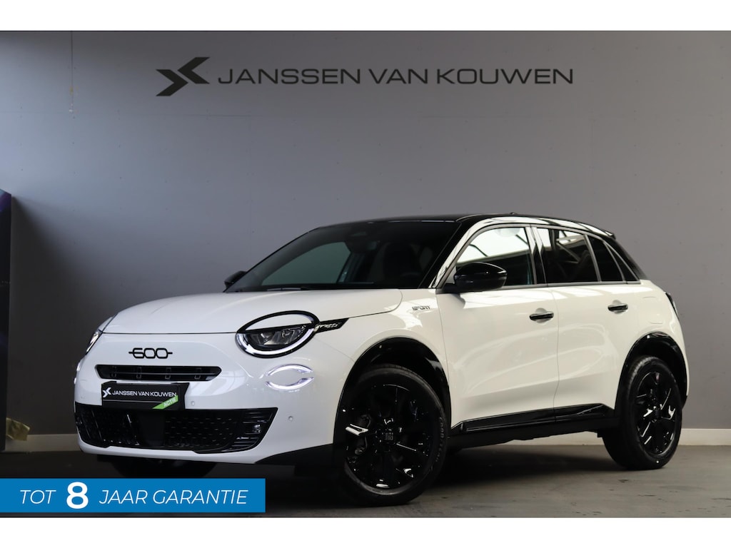 Fiat 600 1.2 Hybrid Sport 145PK / 2+6 Jaar Garantie / Voorraad Nieuw / Korting