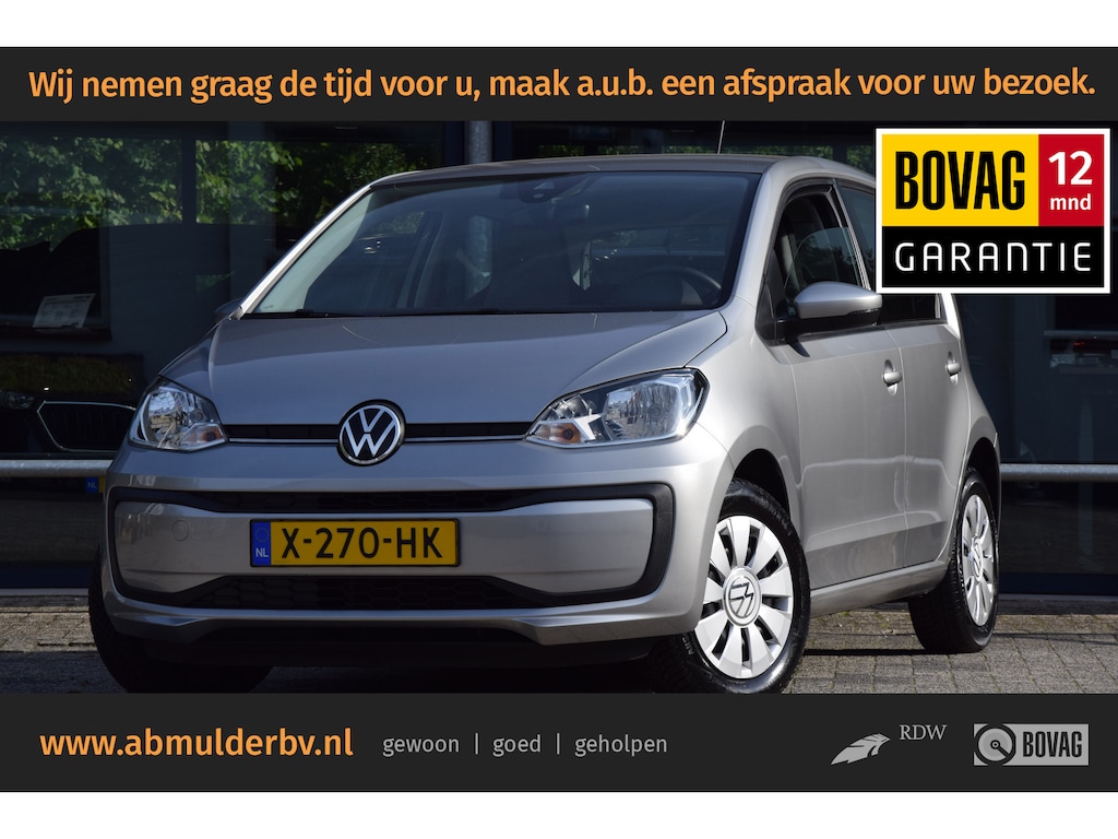Volkswagen Up! 5-drs 1.0 66PK | Org. NL | BOVAG Garantie | Airco | Bleutooth | DAB | Smartphone integratie | All Season Banden | Elektrische Ramen | Lane Assist |